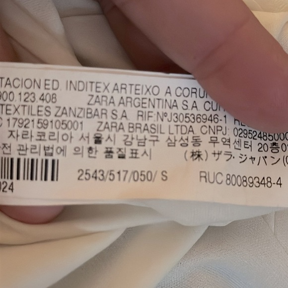 Zara Trafaluc Frayed Checked Summer Dress Size Small 2543/517/050 100%‎ Cotton - Picture 11 of 15